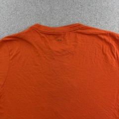 Hugo Boss Shirt Mens Large Orange Short Sleeve Roman Numeral Boss Orange Adult