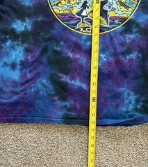 Liquid Blue Shirt Alice in Wonderland Men’s Blue XL Cheshire Cat Tie Dye
