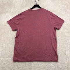 J.CREW T Shirt Mens Size XL Red Short Sleeve Washed Broken In