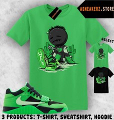 Shirt Matching Travis Scott Jumpman Jack Green Spark Match Sneaker Voodoo Cactus