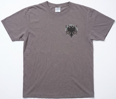 MEN’S TSHIRT: Solid Rock Camp Albania Eagle Christian Ministry Gray Cotton LARGE
