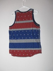 Levi’s Mens Striped Stretch Scoop Neck Tank Top Sleeveless Size L Multicolor