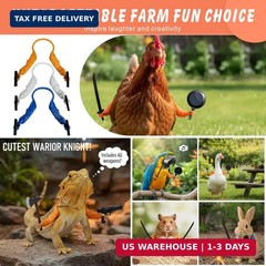 3PCS 3D Printed Chicken Arm to Put on Chickens, 16PCS Funny Chicken Hands Neck T