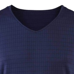 Bruno Banani Men’s T-Shirt – Top, Shirt, Check Line 2.0, Polyamide, V-Neck…