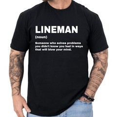 Lineman Definition T-shirt Funny Lineman Gifts Profession Shirt Men & Women