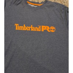 Timberland PRO Base Plate Short Sleeve T-Shirt Mens Size XL Charcoal Gray