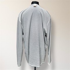 Faherty XXL Reversible Cloud LS Tee Stone Peak Stripe Pima Cotton Soft Coastal