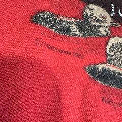 Vintage 1982 Hanes Beefy-T Made in USA Red Graphic Men’s Large