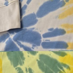 Levi’s Tie Dye Multicoloured Long Sleeve T Shirt Back Print Men’s Uk Size Medium