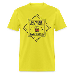 Support Your Local Bartender T-Shirt (Drinking Graphic Tee Shirt)