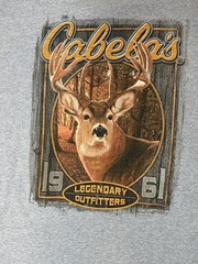 Cabela’s Deer T-Shirt Men’s 4XL Outdoor Hunting Camping Y2K Gorpcore Hike Gear