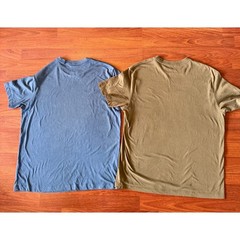 Bundle of 2 American Eagle Super Soft T-Shirts Mens Medium Blue Olive