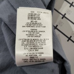 Levi’s Shirt Mens Size XL Extra Large Gray Graphic Farmer 20s Retro Short Sleeve