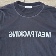 Helmut Lang Meatpacking Crewneck T Shirt Gray Large NYC Designer Tee