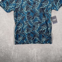 Trademark Company 81 Shirt Adult Medium Blue Preppy Aloha Beach Hawaiian NEW