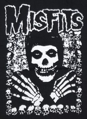 The MISFITS T-shirt Fiend Skull Danzig Horror Punk Rock Tee Men’s New