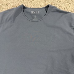 BYLT Mens Premium Basics Lux Short Sleeve T Shirt Size XL Pack Of 3 Crew Neck
