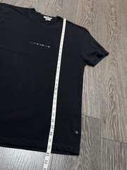 Mens Vintage Versace Intensive Logo Black Cotton Polyamide Size XL