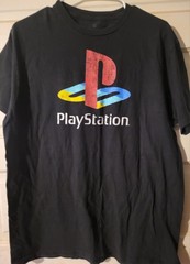 Vintage Playstation Logo Video Game Official Licensed T-Shirt Size Large