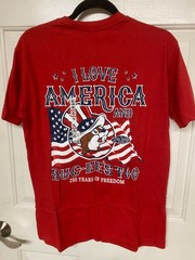 Buc-ees 250th Anniversary USA 4th of July 1776-2026 T-Shirt NWT Size Large