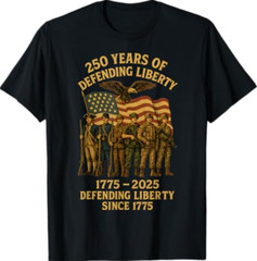 Patriotic USA Army Us Military Parade 250th anniversary 2025 T-Shirt
