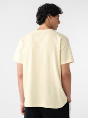 Kung Fu Panda Embroidery Details Textured T-Shirt Cotton Beige – Premium Fabric