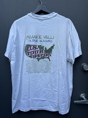 Vintage Frankie Valli And The Four Seasons 90s Tour Tee Shirt White XL