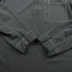 Bulwark Shirt Mens Large Gray Henley FR Fire Resistant IQ Westex Pocket Cat 2 A3