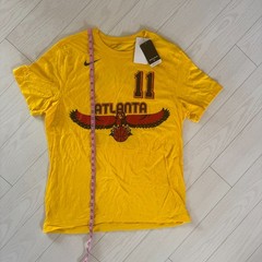 NWT Nike Trae Young Atlanta Hawks #11 NBA T-Shirt Yellow Men’s Large DA7356-732