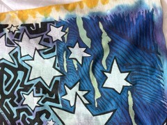 Vintage 1992 Liquid Blue Celestial Sun & Moon T-Shirt – XL – Single Stitch – USA