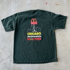1999 Vintage McDonald’s 2 For $1 Pies Chicago Promo Snack Tee Shirt XL