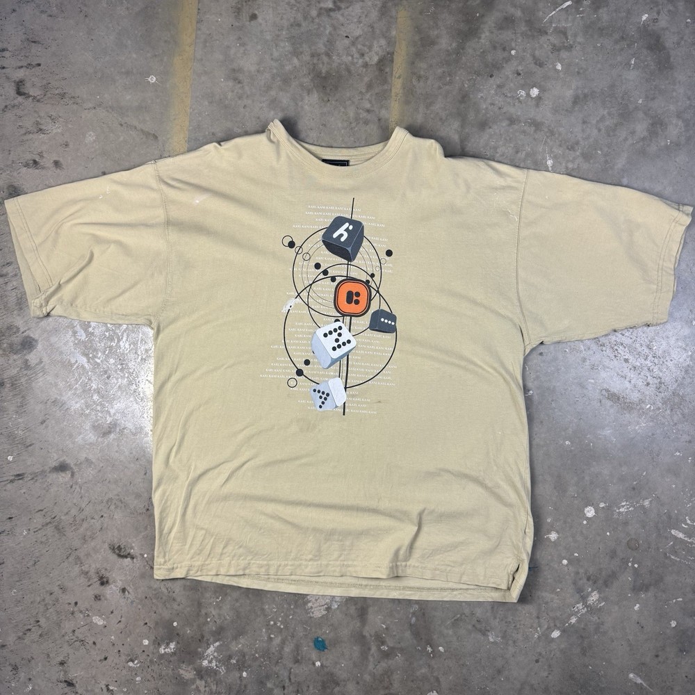 Vintage Karl Kani Jeans T-Shirt Size XL Streetwear Y2K Hip Hop Rap Oversized Tee