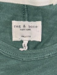 Rag & Bone Sage Green Core Slub Tee T-Shirt Mens XXL 2XL Fits Like XL
