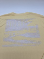 Reel Life Long Sleeve T-shirt Men L Yellow Graphic Print Logo..#39541
