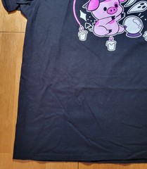 Hazbin Hotel Halloween Witch Fat Nuggets XL Black Shirt Defects Vivziepop