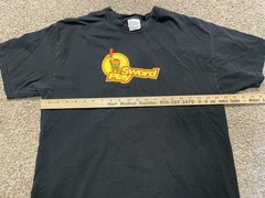 Link Sword Play Legend of Zelda T Shirt Mens Adult L Video Games Black Retro
