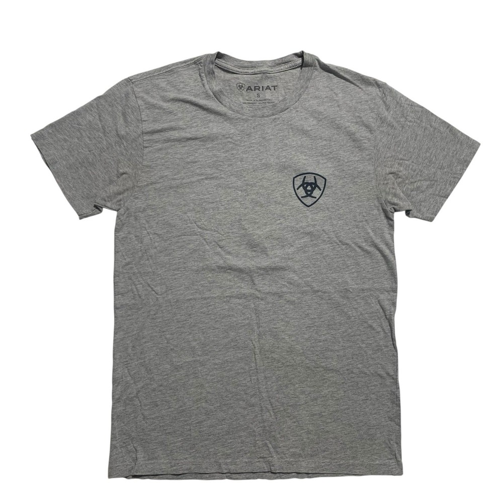 Ariat Men’s Ariat Flag Circle Crew Neck Short Sleeve T-Shirt Tee