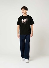 Bravely Default x graniph Airy T-Shirt Black Japan New
