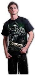 Spiral Direct Checkmate Grim Reaper Chess Knight Fantasy Gothic T Shirt T200M101