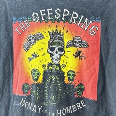 Vintage M Offspring Ixnay on the Hombre Album Shirt Black Fruit of the Loom Tag