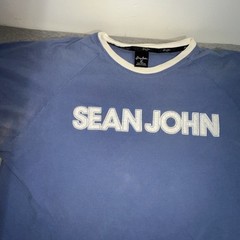 VTG Y2K Sean John Shirt Men’s Size XL Chenille Embroidered