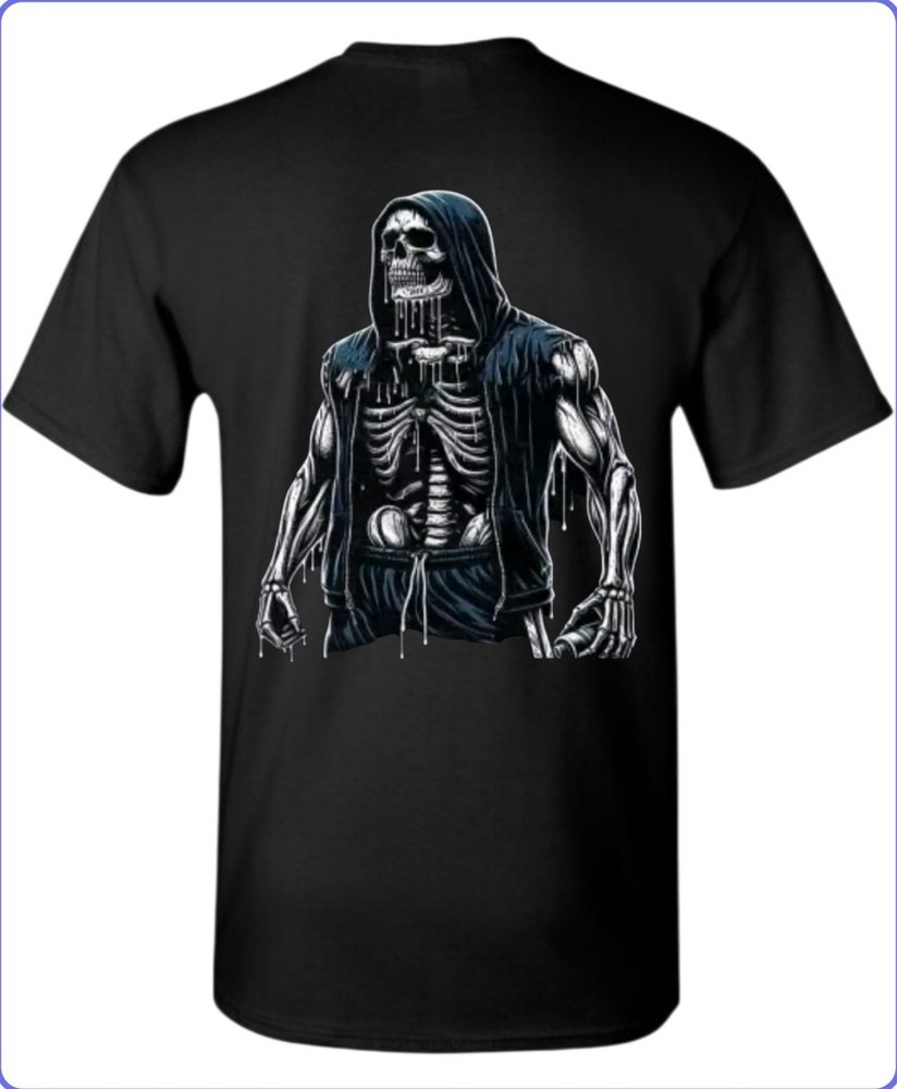 Skull Gym Men’s T-Shirt Till I Collapse Small To 3X-Large C