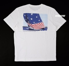 NWT Vineyard Vines Men Short Sleeve Pocket Crew Neck Tee T-Shirt “FLAG SAILS”