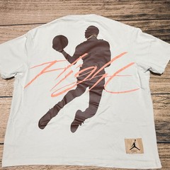 Jordan Flight T-Shirt Mens 2XL Light Bone Graphic Basketball Tee DH3610-072