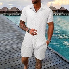 6 colors European and American new summer men’s fashion pure color casual