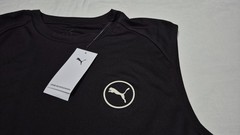 Puma Mens All In Sports Short Sleeve Sports Training Gym Level Up Tank Black