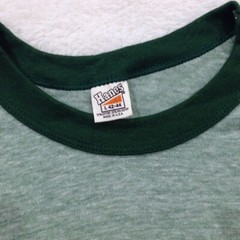 vintage 70s CALIFORNIA SURF SUNSET RINGER T-Shirt MEDIUM beach wave 80s