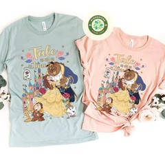 Vintage Tale as old as time Belle Princess T-shirt, Beauty and The Beast shirt