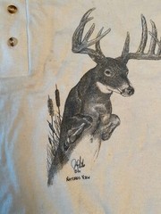 VINTAGE CMJ SPORTS WEAR NATURES VIEW “HUNGRY FOR VENISON THIRSTY FOR BEER” SZ XL