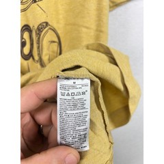 Banana Republic Men’s Graphic T-Shirt Headphones Analog Mustard Yellow Size M